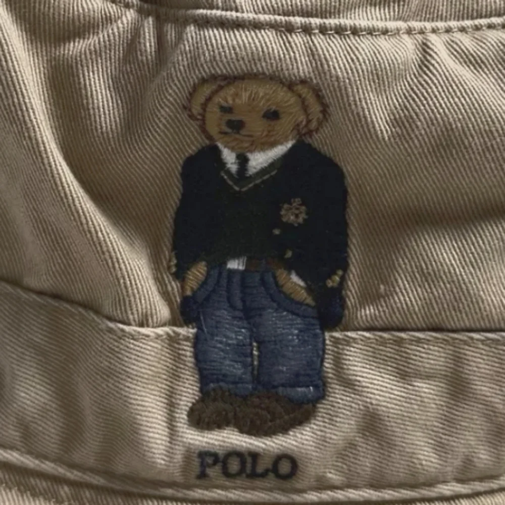 Men's Ralph Lauren Polo Bucket Hat with Bear Embroidery - Picture 3 of 10